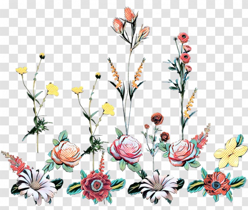 Floral Design Illustration Cut Flowers Clip Art - Botany Transparent PNG