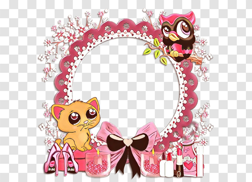 Character Picture Frames Pink M Meter M. Butterfly Transparent PNG