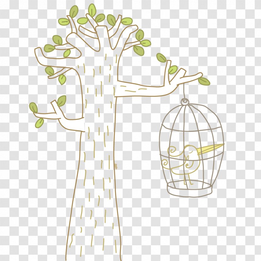 Birdcage Stock Illustration - Tree Transparent PNG