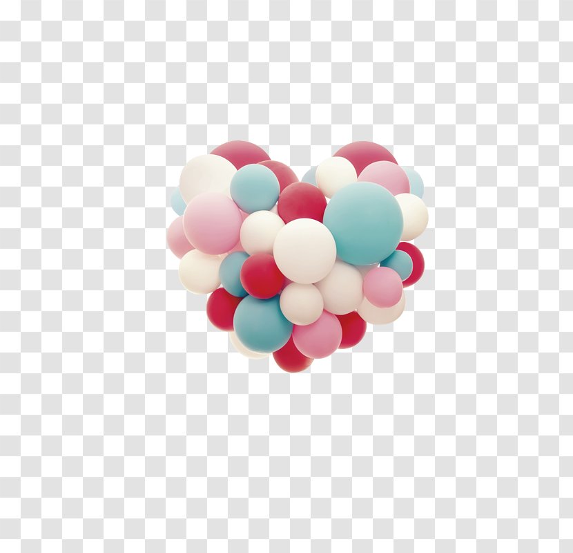 Gas Balloon Party Birthday Wedding - Heart-shaped Balloons Transparent PNG