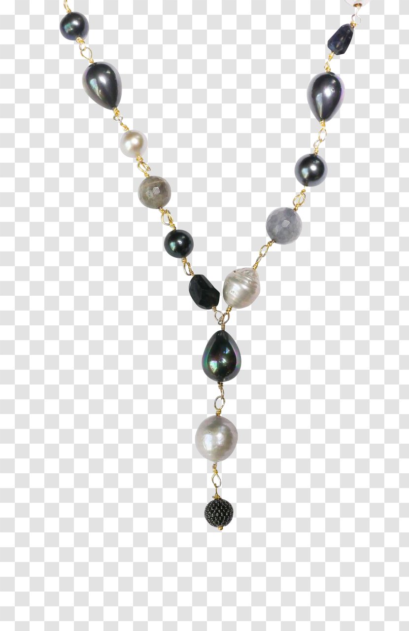 Pearl Necklace Bead Body Jewellery Onyx - Jewelry Making - Large Transparent PNG