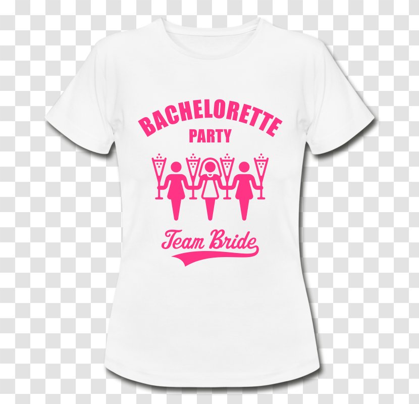 T-shirt Bachelorette Party Bride Logo - White Transparent PNG