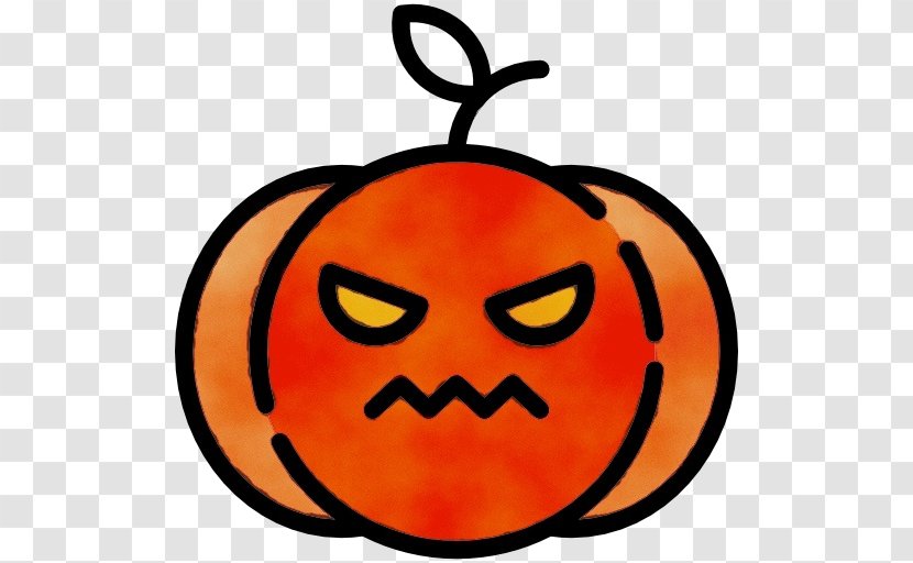 Cartoon Halloween Pumpkin - Happy - Fruit Plant Transparent PNG