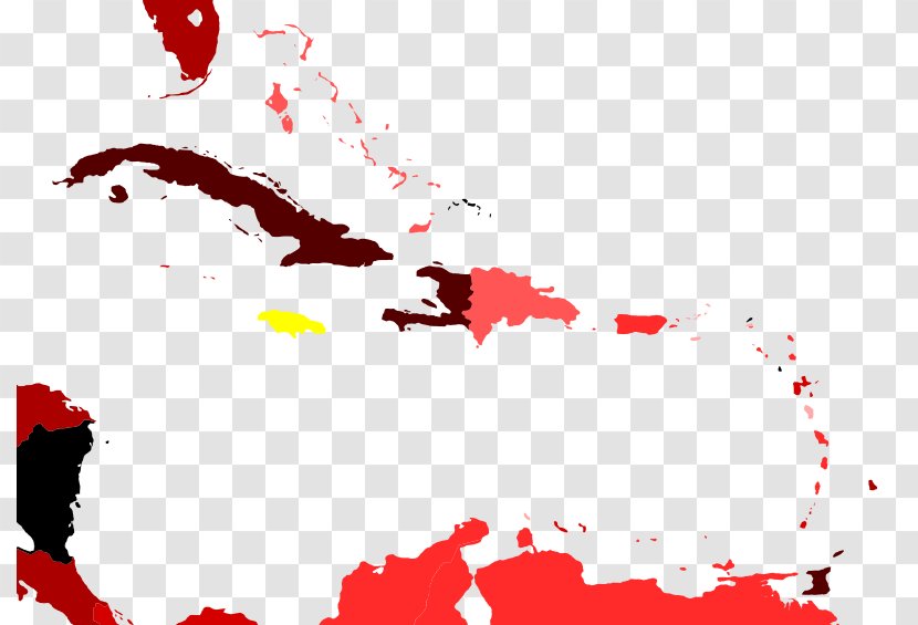 Dominica Commonwealth Caribbean Map - Silhouette Transparent PNG