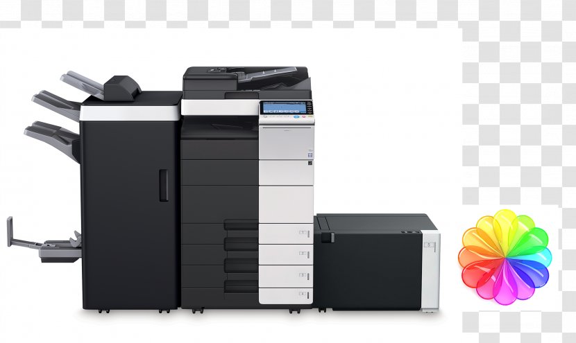 Multi-function Printer Konica Minolta Photocopier Ricoh - Laser Printing Transparent PNG