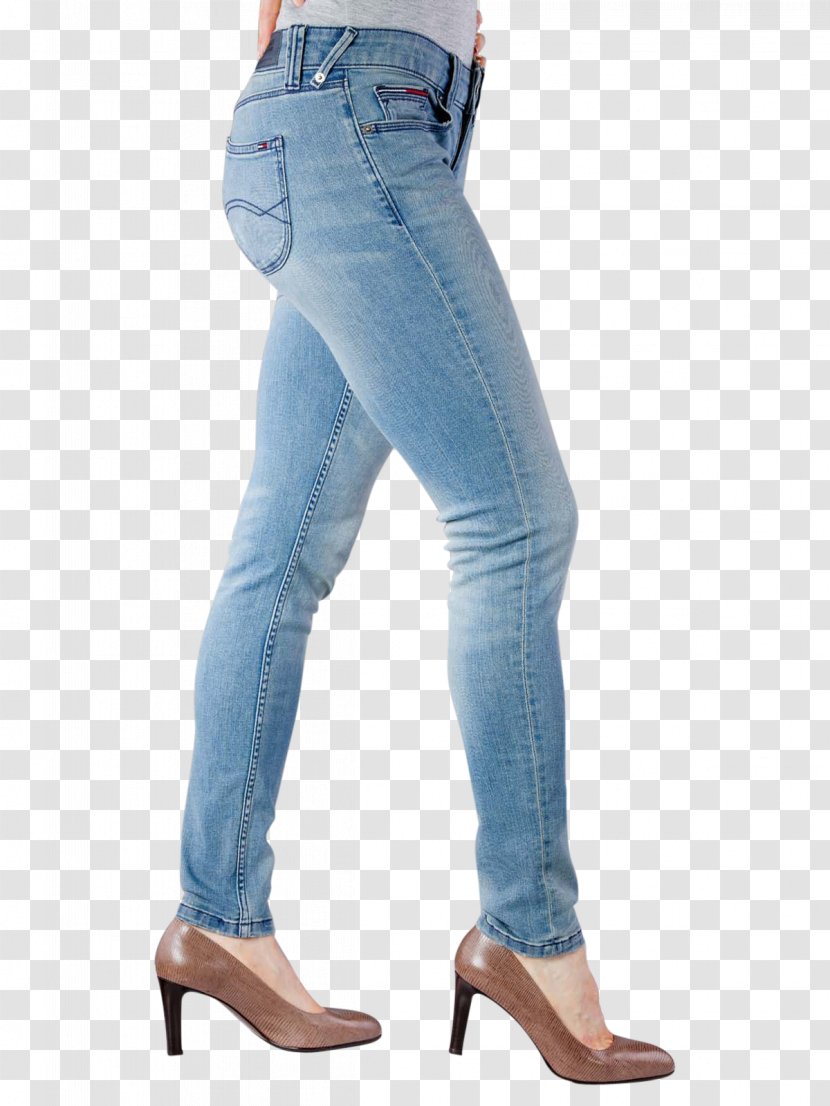 Jeans Denim Slim-fit Pants Tommy Hilfiger Low-rise - Pocket - Woman Thin Transparent PNG