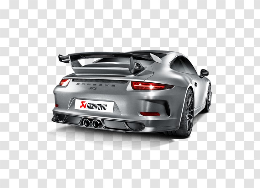 Porsche 911 GT3 R (991) Exhaust System Car Cayman - Sports Transparent PNG