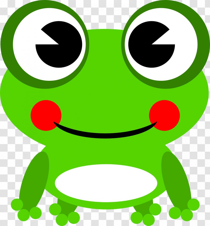 Frog Face Clip Art - Smile - Cute Transparent PNG