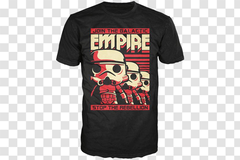 T-shirt Stormtrooper Funko Action & Toy Figures - Top - Recruitment Posters Transparent PNG