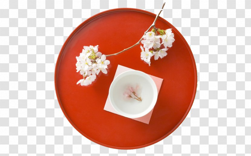 Japanese Cuisine Sushi Sake Cherry Blossom - Japan - Fresh Transparent PNG