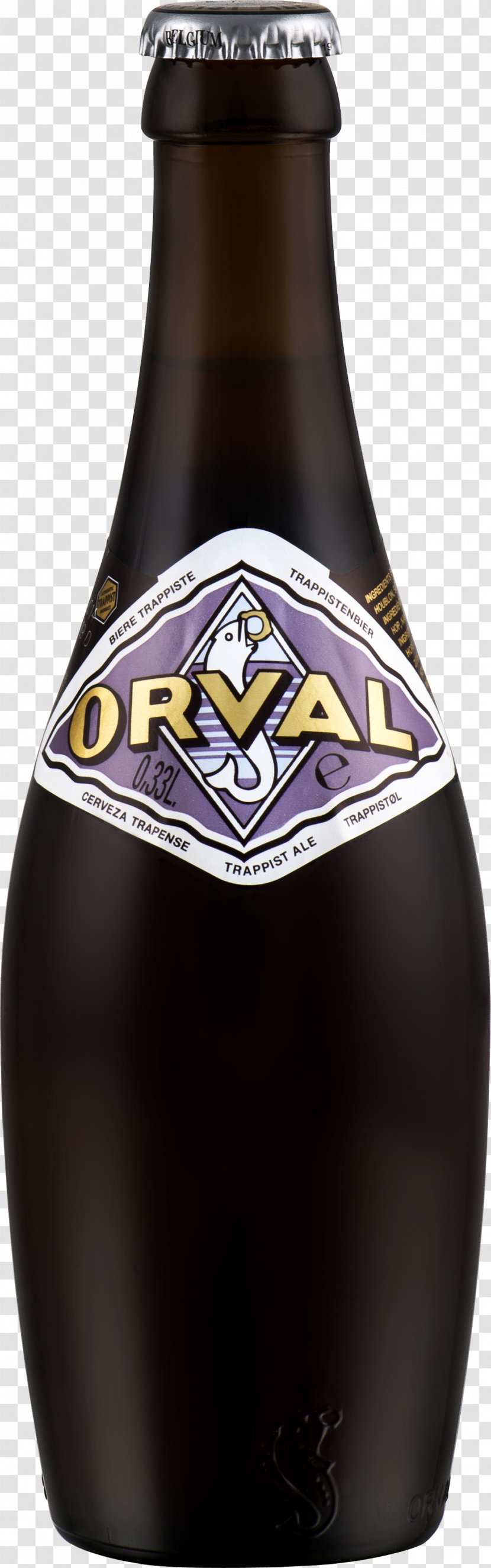 Orval Brewery Trappist Beer Abbey Liqueur - Glass Transparent PNG