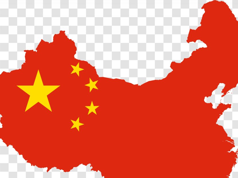 Flag Of China Map United States Transparent PNG