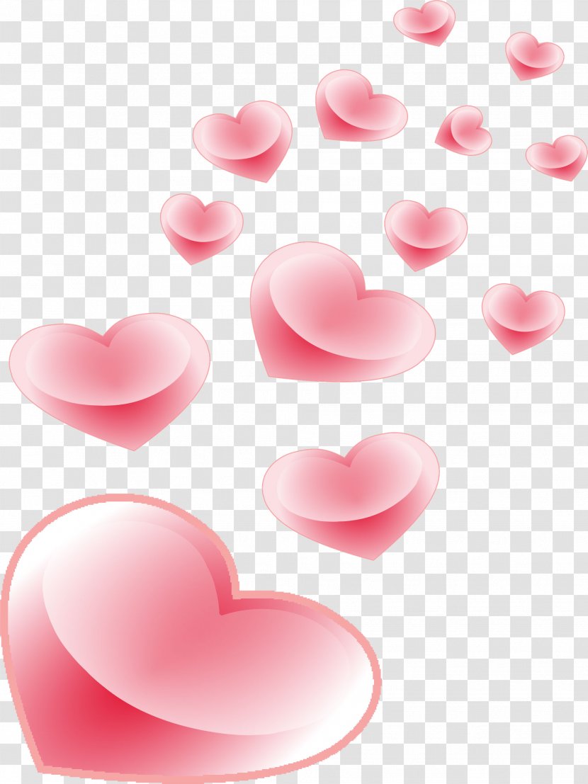 Heart Desktop Wallpaper Marriage - Cartoon - Pink Transparent PNG