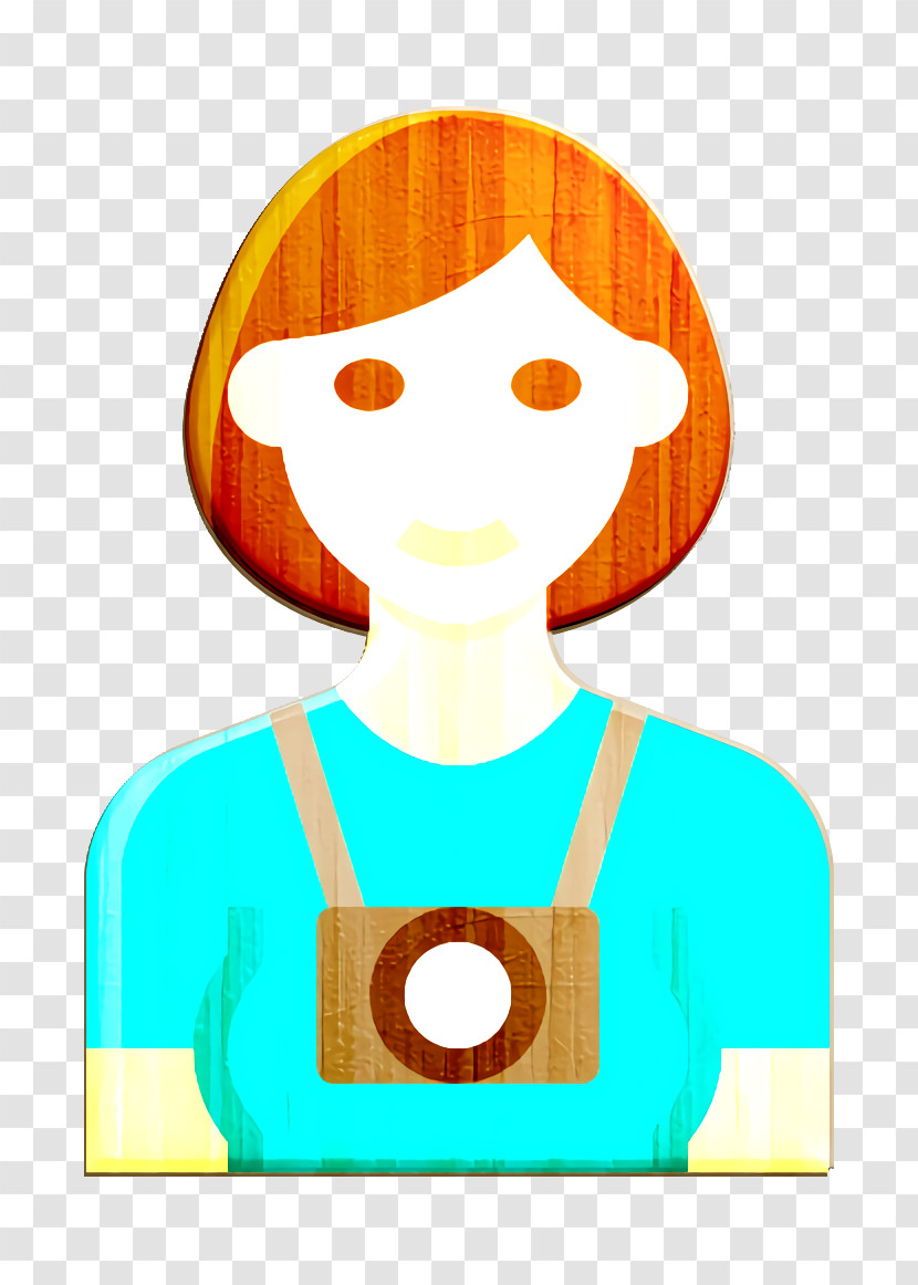 Photographer Icon Tourist Icon Occupation Woman Icon Transparent PNG