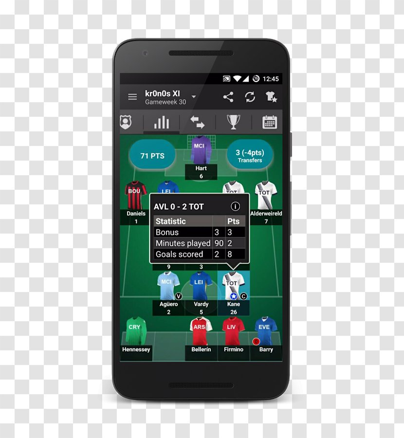 Football Manager Pro Android Sport - Portable Communications Device Transparent PNG