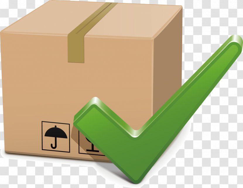 Green Box Computer File - Check The Transparent PNG