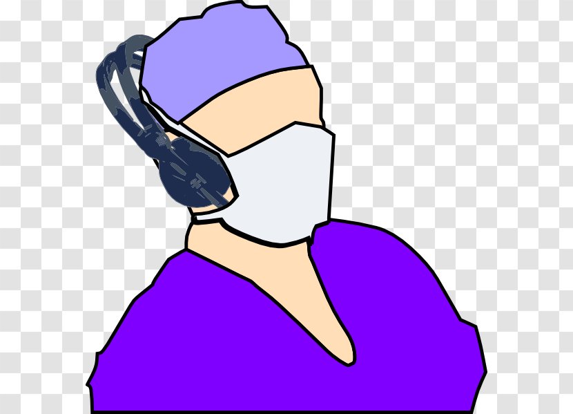 Clip Art Surgical Mask Vector Graphics Physician Surgery - Medicine - Medical Interprer Headset Logo Transparent PNG
