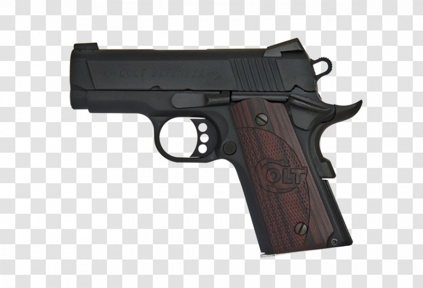 .45 ACP Colt's Manufacturing Company Automatic Colt Pistol M1911 Firearm - Pistolet Defender Transparent PNG