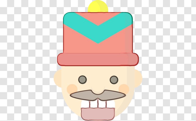 Cartoon Facial Expression Nose Hat Headgear - Finger Mouth Transparent PNG