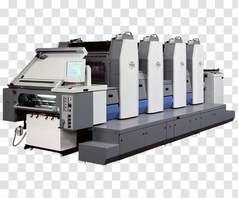 Offset Printing Press Lithography Digital - Inkjet - Printer Transparent PNG