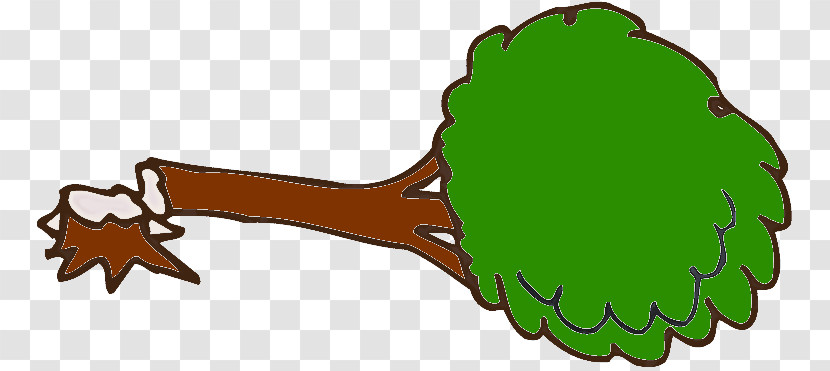 Leaf Cartoon Beak Tree Line Transparent PNG