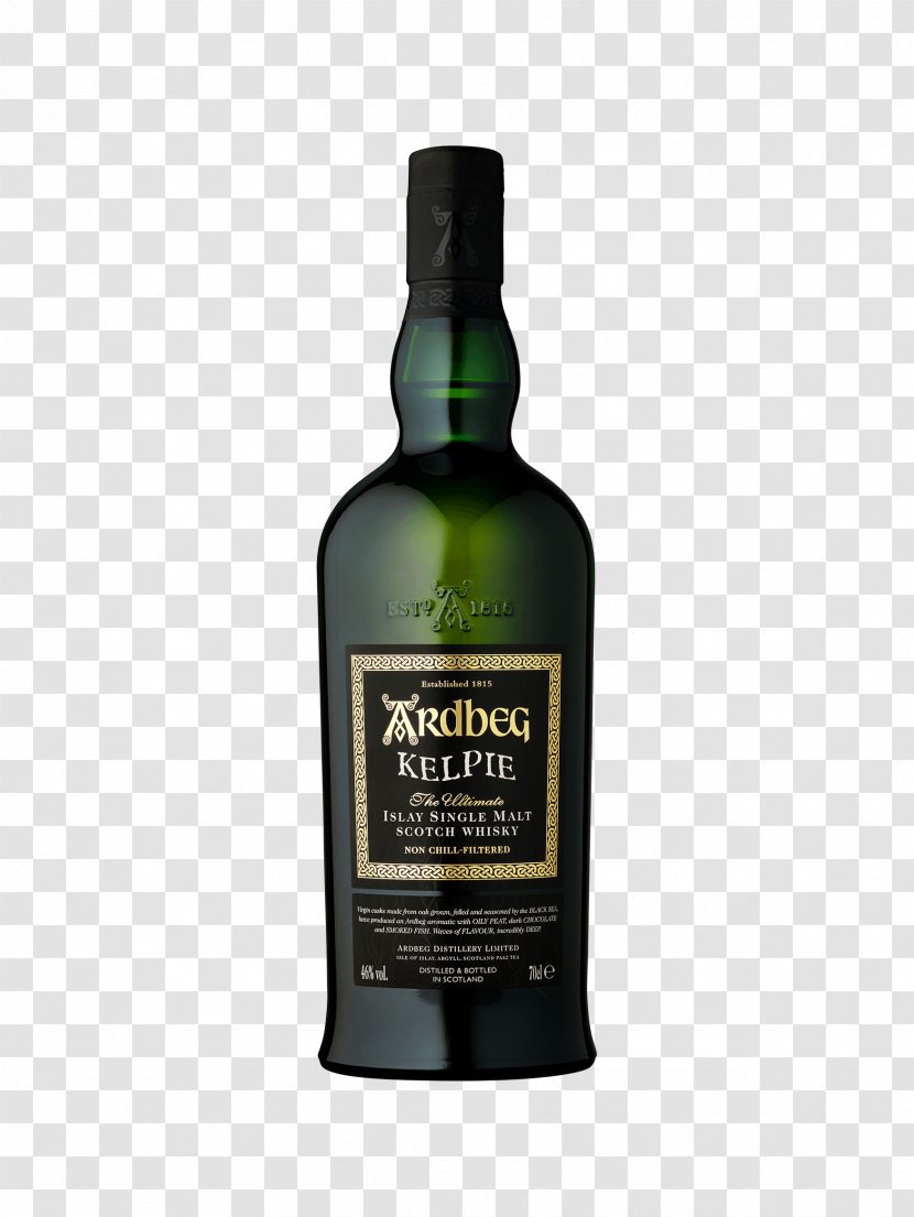 Ardbeg Whiskey Scotch Whisky Single Malt Islay - Alcoholic Drink - Bottle Transparent PNG