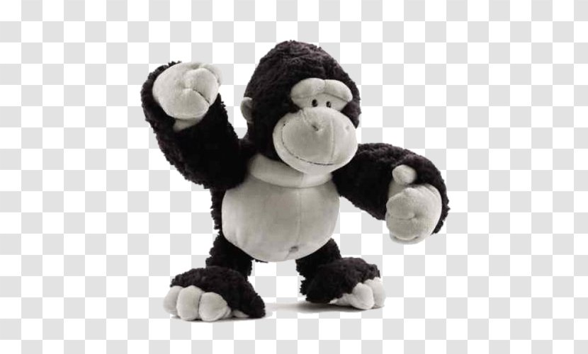 Gorilla Stuffed Toy Plush Amazon.com - Manufacturing - Orangutan Transparent PNG