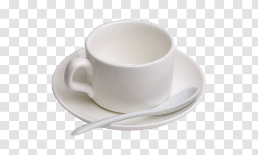 Coffee Cup As-Laki Print White Saucer Mug - Dworzec Transparent PNG