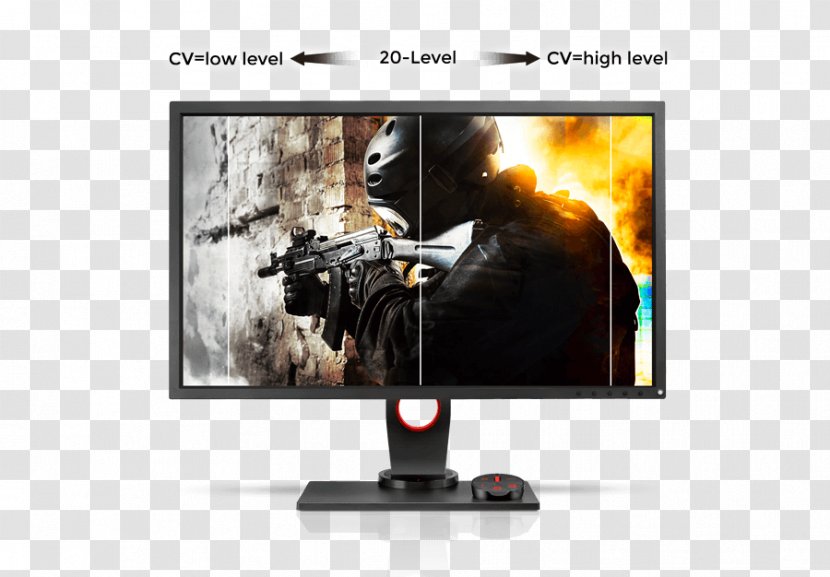 BenQ XL2735 Hardware/Electronic ZOWIE 16:9 240 Hz LCD Monitor Computer Monitors Electronic Sports Response Time - Refresh Rate - Lcd Tv Transparent PNG