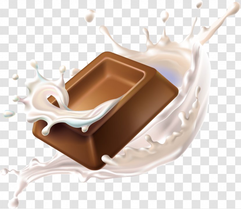 Chocolate Milk Ice Cream - Silky Transparent PNG