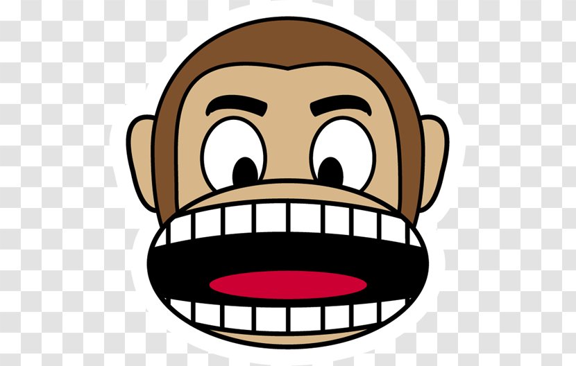 Monkey T-shirt Emoji Anger Smile - Emoticon Transparent PNG