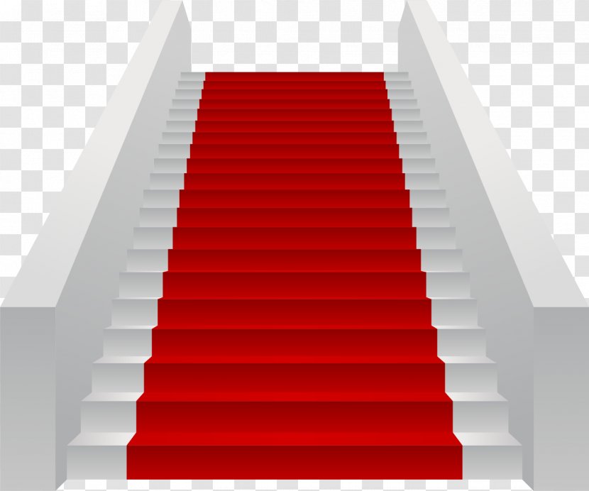 CorelDRAW Interior Design Services Cdr - Triangle - Vector Painted Red Carpet Stairs Transparent PNG