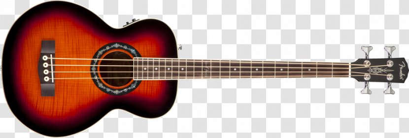 Acoustic Bass Guitar Fender Precision - Cartoon Transparent PNG