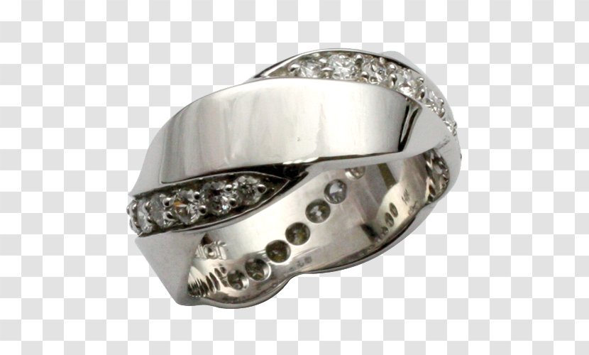 Wedding Ring Jewellery Silver - Platinum Transparent PNG