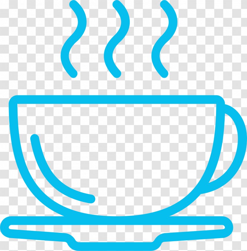 Cafe Coffee Cup Drink - Blue Transparent PNG