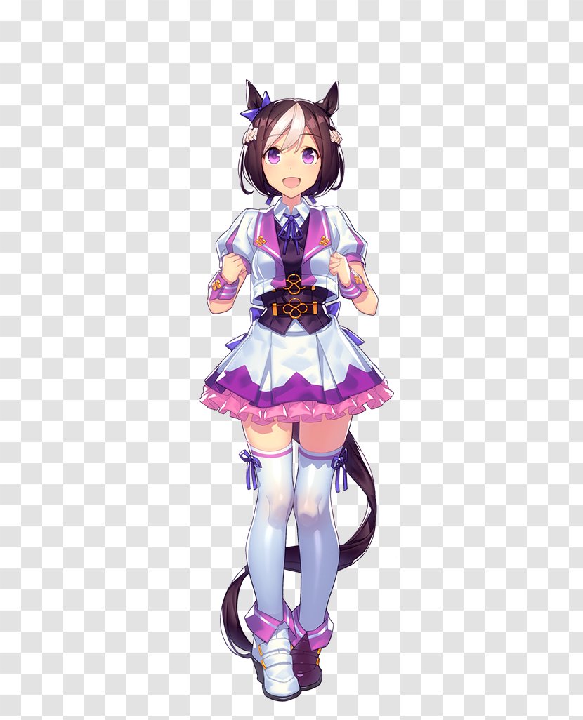 Uma Musume Pretty Derby Horse Tokyo Yūshun Stallion Special Week - Watercolor Transparent PNG