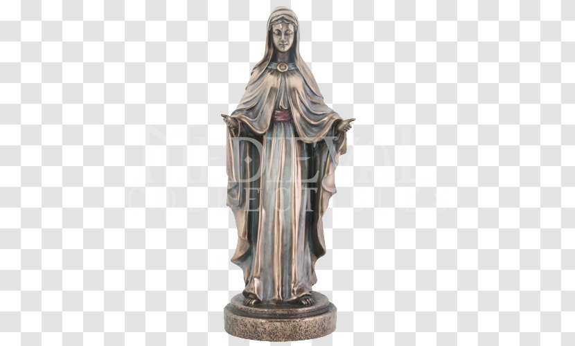 Statue Bronze Sculpture Christianity Figurine - Stone Carving - Virgin Mary Transparent PNG