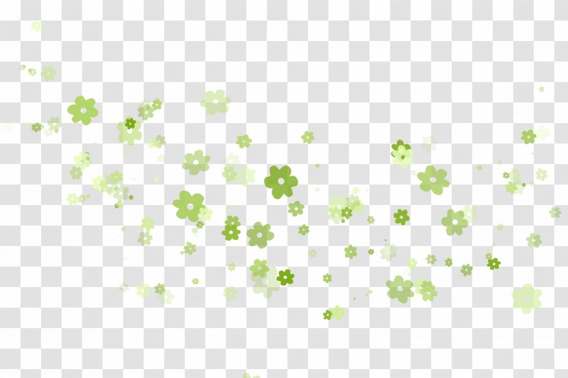 Computer Software Clip Art - Green - Floating Flowers Transparent PNG