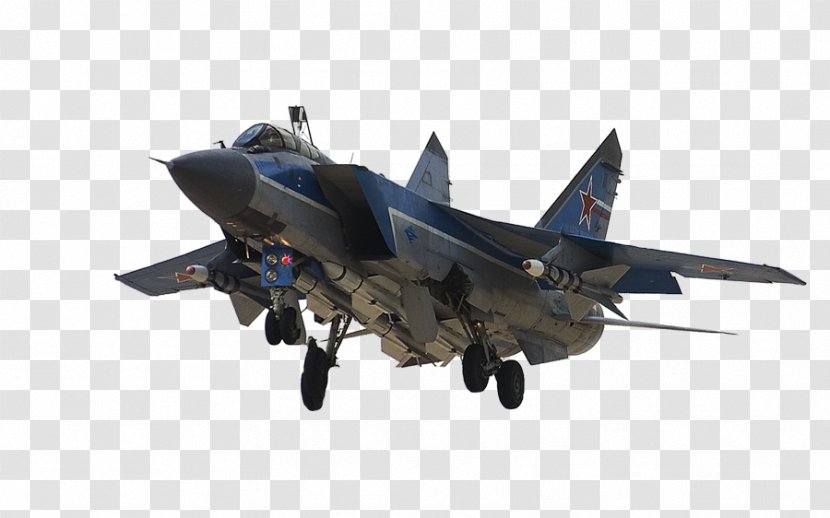 Mikoyan MiG-31 Russia Mikoyan-Gurevich MiG-25 Aircraft - Russian Air Force Transparent PNG
