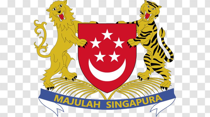 Colony Of Singapore Coat Arms In Malaysia - National - Singapur Transparent PNG