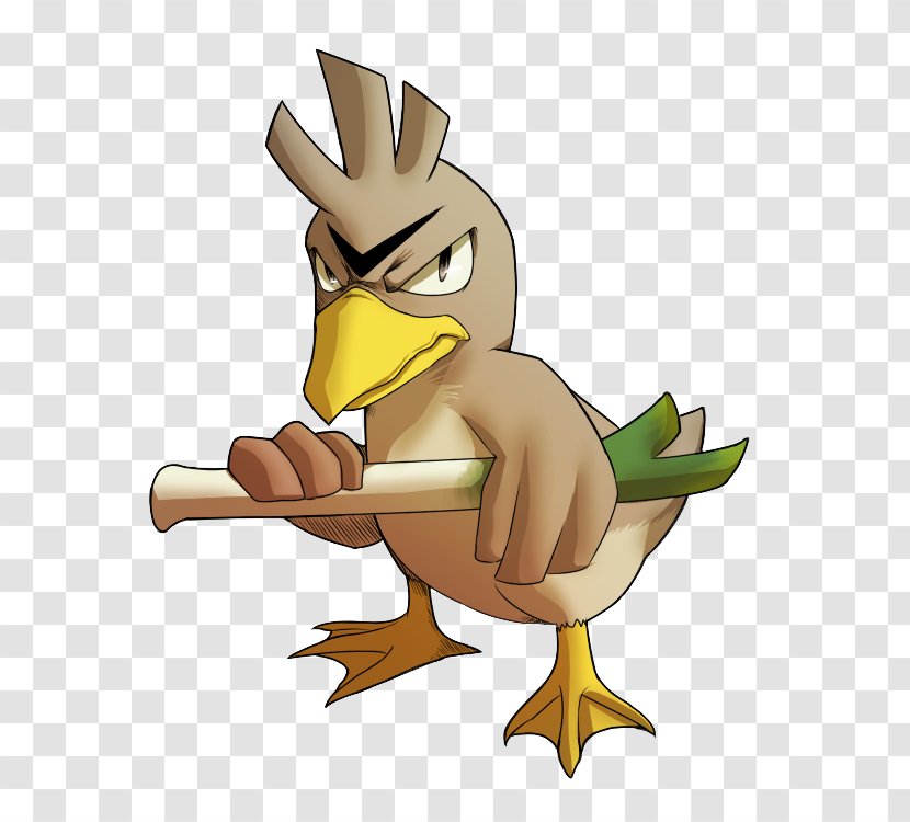 Duck Farfetch'd Évolution Des Pokémon - Ducks Geese And Swans Transparent PNG