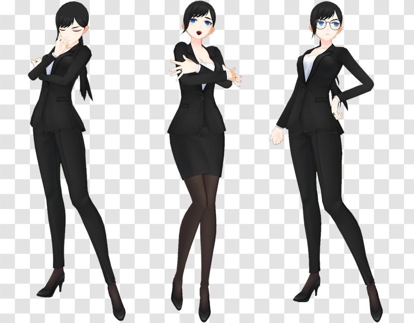 Little Black Dress Shoulder Clothing Formal Wear Suit - Watercolor Transparent PNG