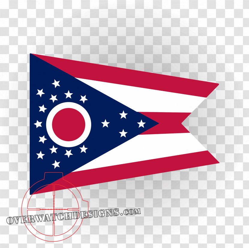 Flag Of Ohio The United States State - Rectangle - Color Family Figure Transparent PNG