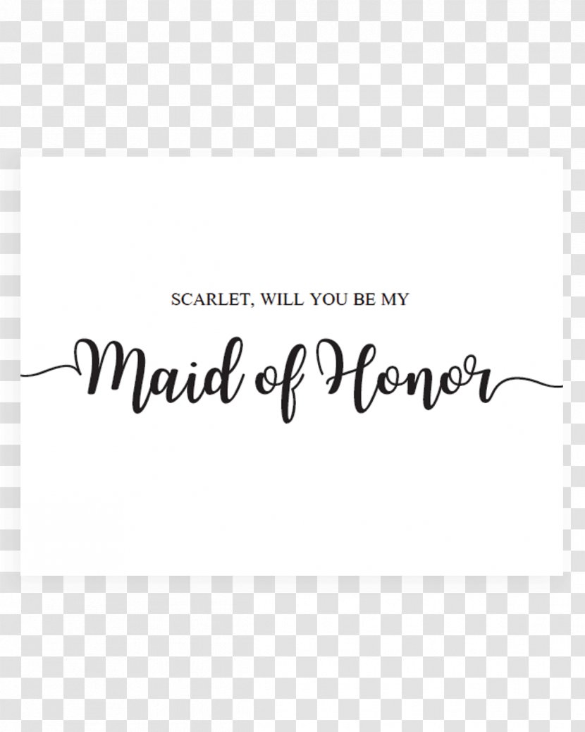 Bridesmaid Wedding Bachelorette Party Marriage Proposal - Rectangle Transparent PNG