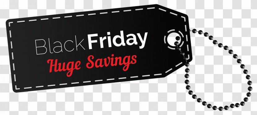 Black Friday Clip Art - Brand - Huge Savings Tag Clipart Image Transparent PNG