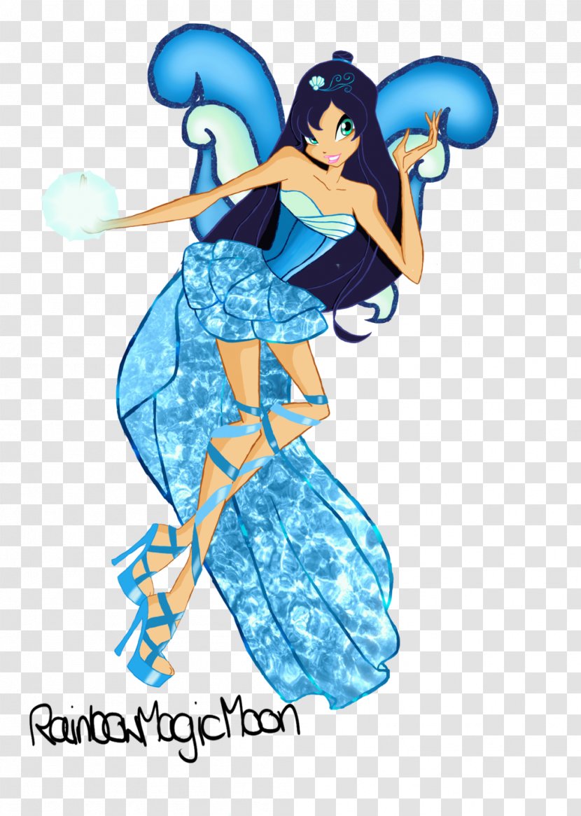 Mermaid Illustration Fairy Drawing Cartoon - Flower Transparent PNG