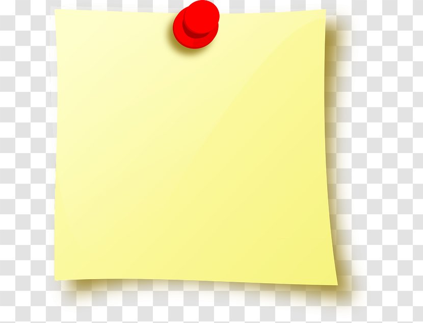 Post-it Note Drawing Pin Icon - Orange - Sticky Transparent PNG