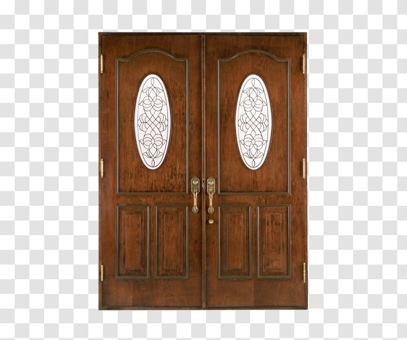 Window Door Wood - Arch - Brown Closed Transparent PNG