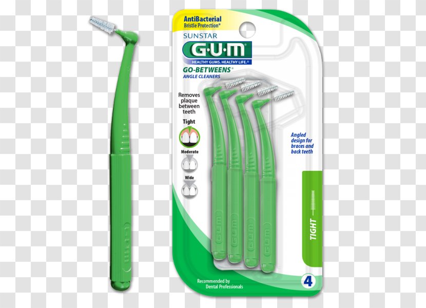 GUM Proxabrush Go-Betweens Dental Floss Toothbrush Tooth Brushing - Gum Gobetweens Transparent PNG