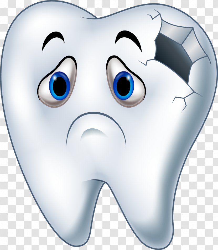 Tooth Decay Cartoon Human - Tree - Holes In The Teeth Transparent PNG